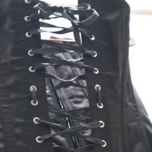 Black Satin Corset from London Boutique SM